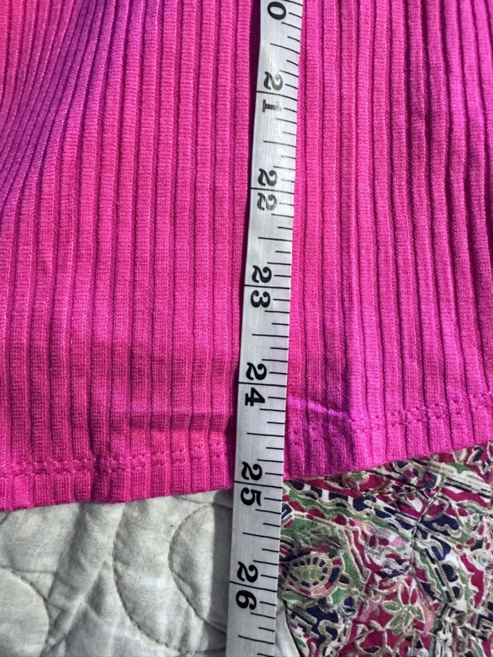 NWOT - Soft Ribbed Fitted Tank - Pink - Picture 6 of 6
